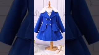 Girls Coat designShort3piecesuitdesigns 2024fashiontrandsytstudioyoutubeshortsviralvideo [upl. by Concordia]