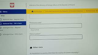 POLAND EMBASSY VISA APPLICATION FORM FILLING PROCESS STEP BY STEP GUIDE WORK  STUDY TRAVEL [upl. by Uokes]