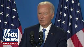 Biden holds solo press conference as age concerns loom [upl. by Claybourne]