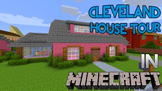 Minecraft Family Guy Cleveland Brown Quahog House Tour [upl. by Aslin193]