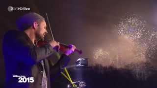 SILVESTER 2014 2015 BRANDENBURGER TOR BERLIN David Garrett amp Feuerwerk [upl. by Ztnahc586]