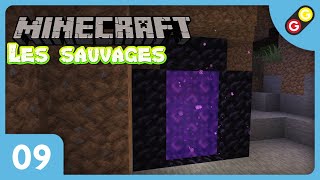 Minecraft  Les sauvages 09 On se prépare pour aller dans le Nether  FR [upl. by Worra]