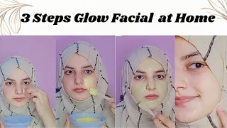 Eid Special Glow Facial at Home  100  Results Easy Steps for bright skin glowingskin skincare [upl. by Dunstan]