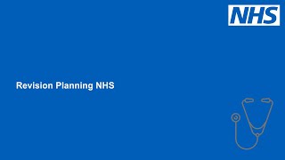 Revision Planning NHS [upl. by Remlap]