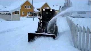 Terex PT30 snow blower Erskine 1600 Klöfta Norway [upl. by Gaye]