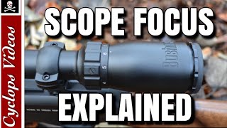 Rifle Scopes Adjustment Scope Focus [upl. by Schlessel486]