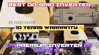 ￼￼￼￼ Best Inverter in Topcon Panels🚀 Unboxing 33Kva Anchor By Panasonic👍🏻 [upl. by Elehcim]