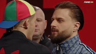 FACE 2 FACE AMADEUSZ FERRARI VS KORO FAME MMA ULFIK [upl. by Luas]