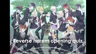 Anime Opening Quiz REVERSEHAREM  20 Openings [upl. by Hanleigh]