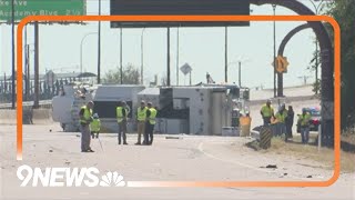 Southbound I25 back open after deadly rollover crash in Colorado Springs [upl. by Sinclare107]