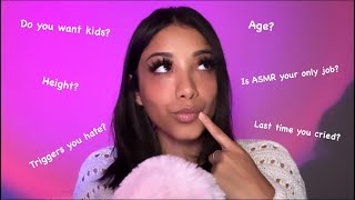 ASMR QampA❓Answering Your Questions clicky whispers [upl. by Aisatsanna]