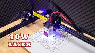 POWERFUL 40W LASER CUTTER  NEJE MAX A40640 Laser Engraver [upl. by Asyral899]