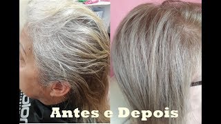 Cabelo Dela Cobriu Bem Com 90 e 91O Resultado Acinzentado Se Deu Por Ela Ter Base Natural Clara [upl. by Anilatsyrc856]