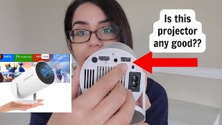 Portable miniprojector review Beejovial [upl. by Noedig]