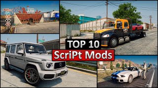 TOP 10 Script MODS for GTA 5 2024  Best scripts mods GTA V [upl. by Humph]