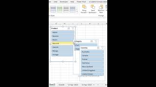 SMART FILTER IN EXCEL excelshorts [upl. by Eichman]