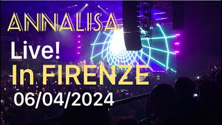 annalisa ANNALISA’s CONCERT TOUR 2024  live  the MANDELA FORUM FIRENZE 06042024 [upl. by Nuahc662]