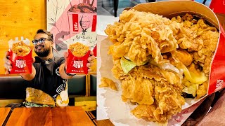 KFC তে নতুন Must Try আইটেম quotDouble Down” All Chicken No Bun 🔥 বুঝছেন তো ব্যাপারটা [upl. by Ecad157]