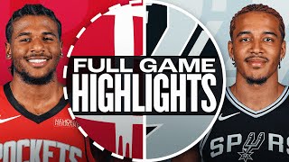 ROCKETS at SPURS  FULL GAME HIGHLIGHTS  October 28 2024 [upl. by Derr335]