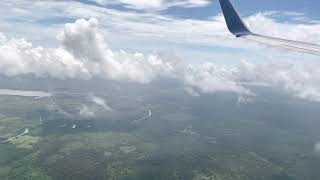 Landing and taking off from Belize city 🇧🇿 [upl. by Nemraciram]