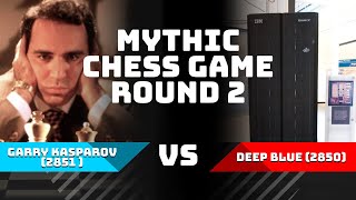 Kasparov 2850 vs Deep Blue 2550 Historic 1997 Match  Live Evaluation Round 2 [upl. by Gatias]