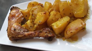 Poulet et pommes de terre au four [upl. by Kra]