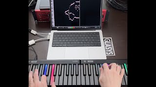 Drawing Kirby With a Piano Live MIDI Art [upl. by Naesad246]