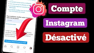 Désactiver Son Compte Instagram  Comment désactiver temporairement le compte Instagram [upl. by Neuburger]