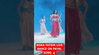 Nora Fatehi Live Dance on Honey Singh Payal Song  norafatehi honeysingh payalsong trending [upl. by Ahselrak]