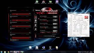 Asus HD 7970 Overclocking with GPU Tweak Tool [upl. by Esaertal]