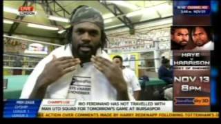 Audley Harrison David Haye Im Gonna Take Your Belt [upl. by Sekofski575]