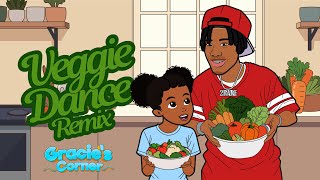 Veggie Dance Remix ft 2Rare  Eating Healthy with Gracie’s Corner  Kids Song  Nursery Rhymes [upl. by Serdna]