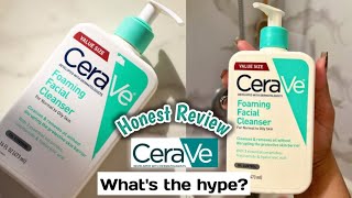 CeraVe Foaming Facial Cleanser HONEST REVIEW [upl. by Woods]