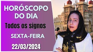 HORÓSCOPO DE HOJE  MARÇO  DIA 22032024 SEXTAFEIRA Todos os Signos Por Zuri cartas [upl. by Ylehsa]