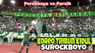 Koreo Bonek Tribun Kidul dan Koreo Viking Menjadi satu Suara Emosi Jiwaku  Persebaya vs Persib [upl. by Ynahirb]