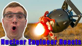 Simulation of Human Body vs Nuclear Weapon  Nuclear Engineer Reacts [upl. by Norrabal]