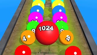 2048 Colors Ball Run 💸🎱❤️MAX LEVELS All Levels Gameplay Walkthrough Android iOS NEW UPDATE [upl. by Dygert]