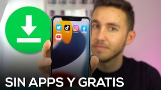 Descargar VIDEOS en iPhone Guía DEFINITIVA [upl. by Quincy]