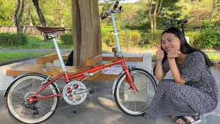 New Bike Day DAHON HIT amp DAHON Boardwalk D7 Folding Bike Review [upl. by Leuqim]