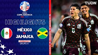 HIGHLIGHTS  México vs Jamaica  Copa América 2024  J1  TUDN [upl. by Eneri99]