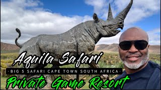 2024 visit to Aquila Safari and Private Game Resort Big 5 Safari in Cape Town South Africa ​⁠ [upl. by Terrijo592]