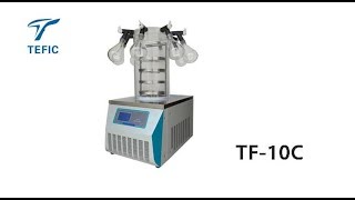 TF10C Manifold Type Vacuum Freeze DryerLyophilizer [upl. by Nohcim611]