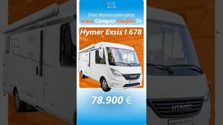 Wohnmobil zu verkaufen  Hymer Exsis I 678  2018  Teilintegrierter  FIAT  Dein Wohnmobilmakler [upl. by Cassiani]