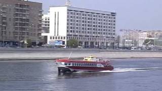 Timelapse Moscow River hydrofoil boat trip Москварека теплоход Ракета246 [upl. by Pesvoh]