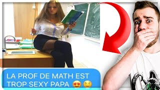 LES PIRES SMS DES PROFS VS ÉLÈVES [upl. by Adnaloy]