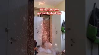 Diwali par apne hostel room ke andar hi patakha phod diya 😂 IIT bombay diwali crackers [upl. by Miles]