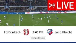 🔴Dordrecht versus Utrecht B  Nederlandse Liga Eerste Divisie 2024  Live wedstrijd nu [upl. by Kelcey]