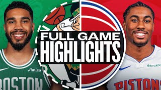 CELTICS at PISTONS  FULL GAME HIGHLIGHTS  October 26 2024 [upl. by Haelak]