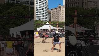 Hagen Smith Logan Webber v Seain Cook Cody Caldwell beachvolleyball [upl. by Denby276]