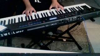 Mirame solo una vez  cover teclados  Los Cristianes [upl. by Antipas729]